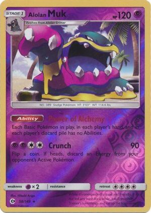 Alolan Muk - 58/149 - Reverse