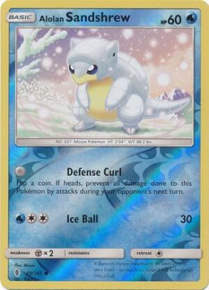 Alolan Sandshrew - 19/145 - Reverse