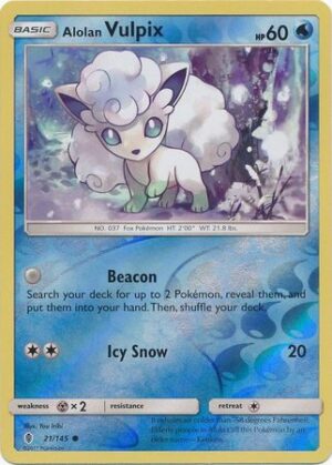 Alolan Vulpix - 21/145 - Reverse