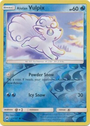 Alolan Vulpix - 27/147 - Reverse