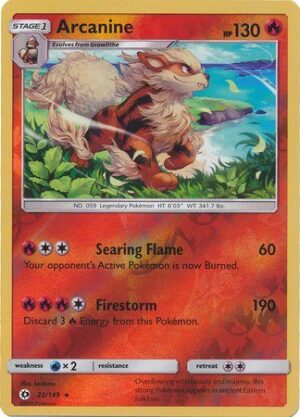 Arcanine - 22/149 - Reverse