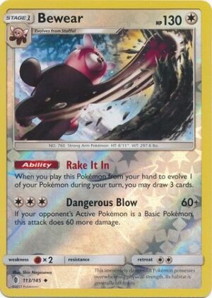 Bewear - 113/145 - Reverse