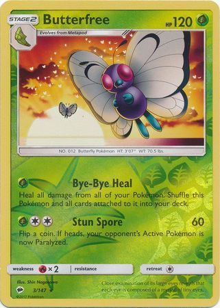 Butterfree - 3/147 - Reverse