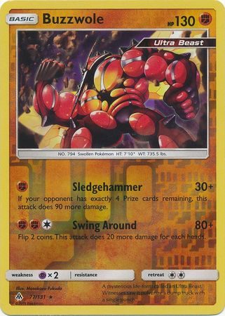 Buzzwole - 77/131 - Reverse