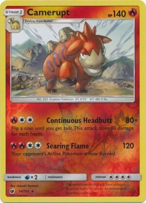 Camerupt - 14/111 - Reverse