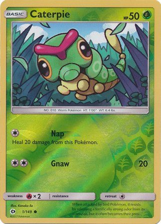 Caterpie - 1/149 - Reverse