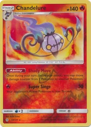 Chandelure - 13/145 - Reverse