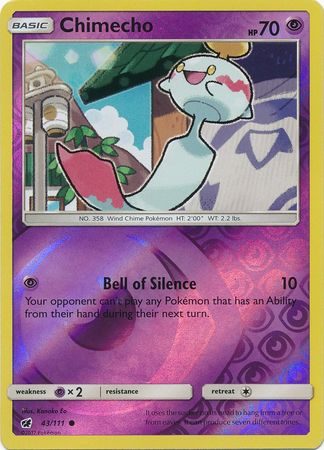 Chimecho - 43/111 - Reverse