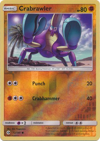 Crabrawler - 72/149 - Reverse