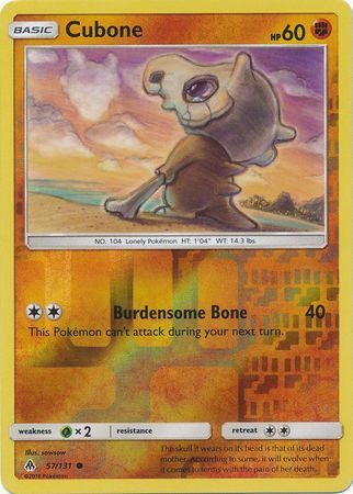 Cubone - 57/131 - Reverse