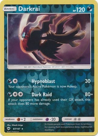 Darkrai - 87/147 - Reverse