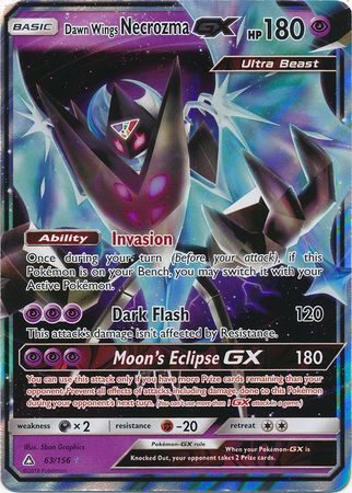 Dawn Wings Necrozma-GX - 63/156