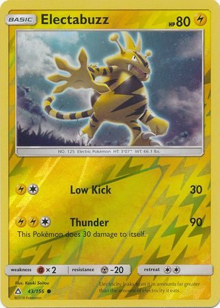 Electabuzz - 43/156 - Reverse