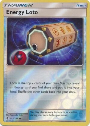 Energy Loto - 122/145 - Reverse