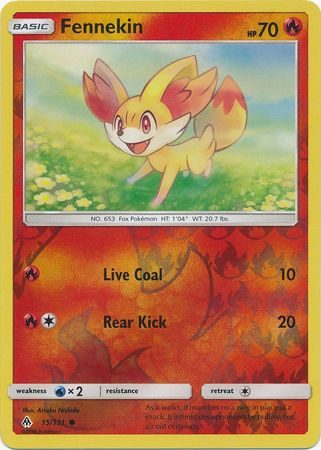 Fennekin - 15/131 - Reverse