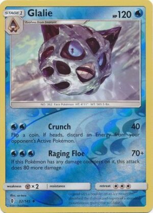 Glalie - 32/145 - Reverse