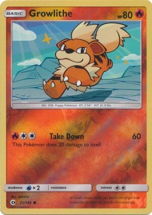 Growlithe - 21/149 - Reverse