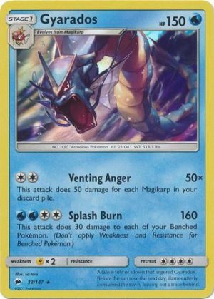 Gyarados - 33/147 (Holo)