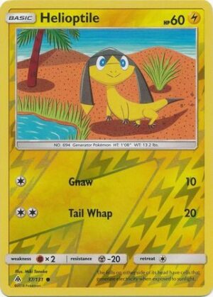 Helioptile - 37/131 - Reverse