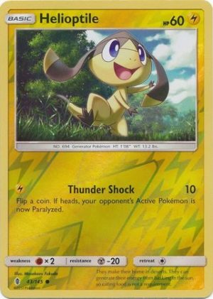 Helioptile - 43/145 - Reverse