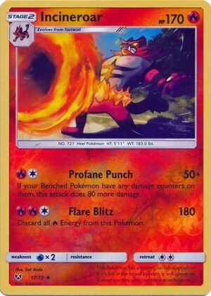 Incineroar - 17/73 - Reverse