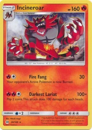 Incineroar - 26/149