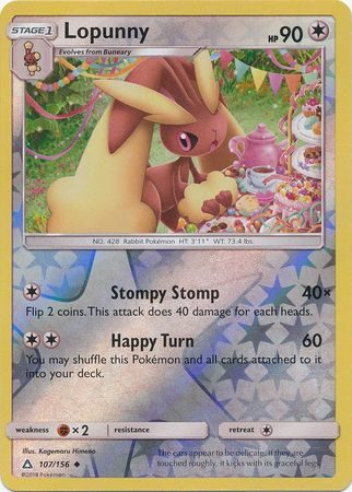 Lopunny - 107/156 - Reverse