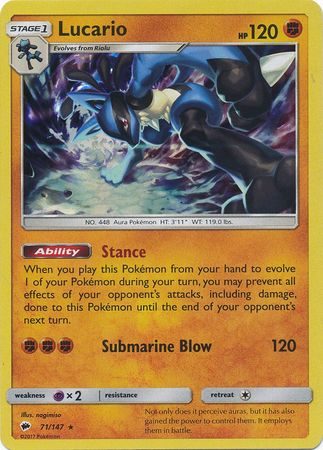 Lucario - 71/147 (Holo)