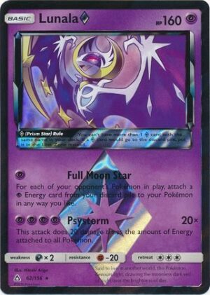 Lunala Prism Star - 62/156