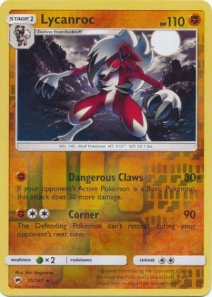 Lycanroc - 75/147 - Reverse