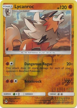 Lycanroc - 76/131 - Reverse