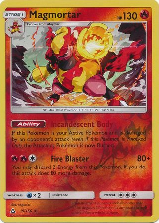 Magmortar - 19/156 - Reverse