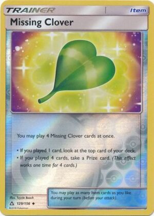 Missing Clover - 129/156 - Reverse