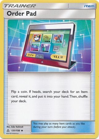 Order Pad - 131/156