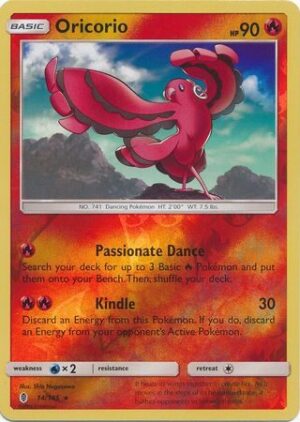 Oricorio - 14/145 - Reverse
