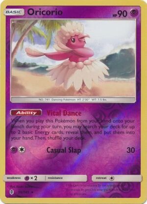 Oricorio - 55/145 - Reverse