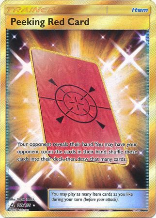 Peeking Red Card – 169/156