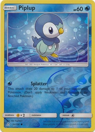 Piplup - 31/156 - Reverse