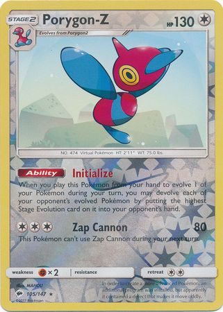 Porygon-Z - 105/147 - Reverse