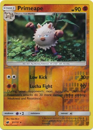 Primeape - 51/111 - Reverse
