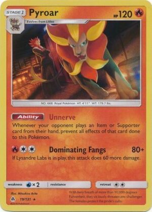 Pyroar - 19/131 (Holo)