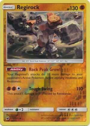 Regirock - 53/111 - Reverse