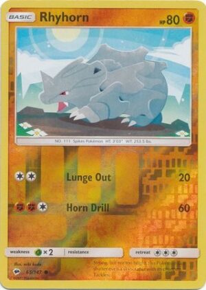 Rhyhorn - 65/147 - Reverse