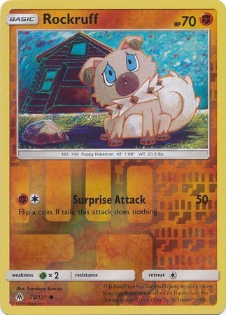 Rockruff - 75/131 - Reverse