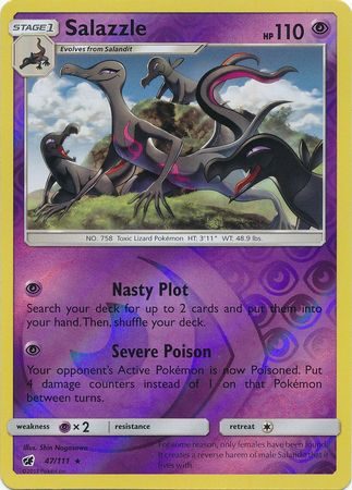 Salazzle - 47/111 - Reverse
