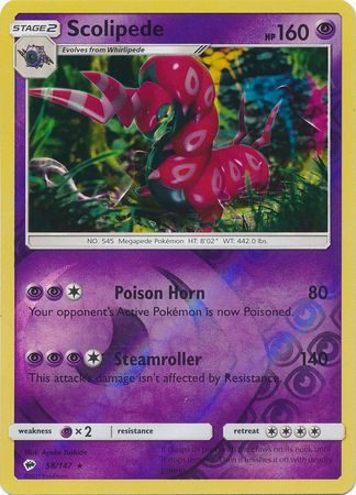 Scolipede - 58/147 - Reverse
