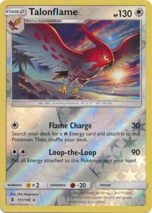 Talonflame - 111/145 - Reverse