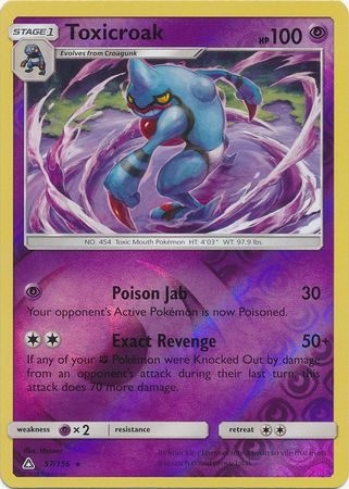 Toxicroak - 57/156 - Reverse