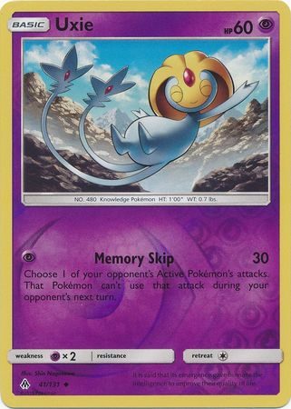 Uxie - 41/131 - Reverse