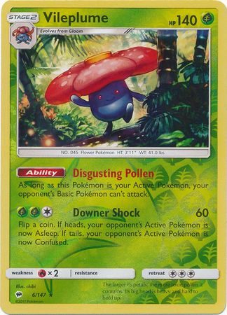 Vileplume - 6/147 - Reverse